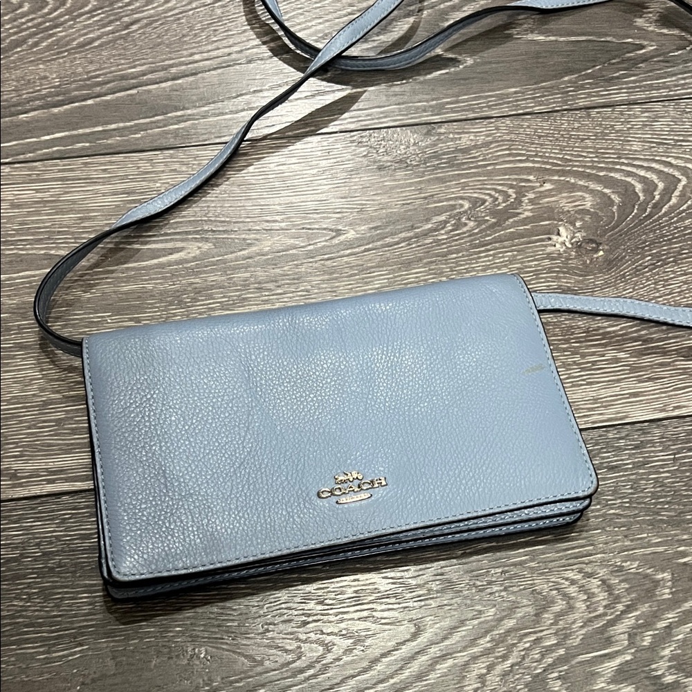 Coach Light Blue Crossbody Bag